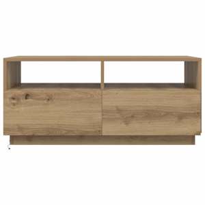 Konferenční stolek s LED osvětlením dub artisan 90 x 49 x 40 cm - obrázek 7