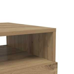 Konferenční stolek s LED osvětlením dub artisan 90 x 49 x 40 cm - obrázek 10