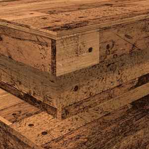Konferenční stolek s LED osvětlením old wood 90 x 50 x 40 cm - obrázek 10