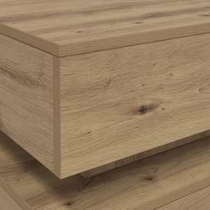 Konferenční stolek s LED osvětlením dub artisan 50 x 50 x 40 cm - obrázek 10