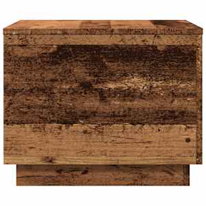 Konferenční stolek s LED osvětlením old wood 50 x 50 x 40 cm - obrázek 7