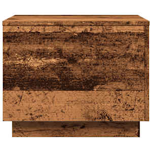 Konferenční stolek s LED osvětlením old wood 50 x 50 x 40 cm - obrázek 8
