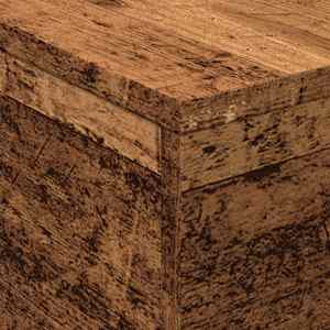Konferenční stolek s LED osvětlením old wood 50 x 50 x 40 cm - obrázek 10