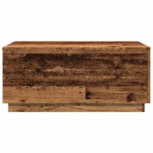 Konferenční stolek s LED osvětlením old wood 90 x 50 x 40 cm - obrázek 7