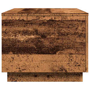 Konferenční stolek s LED osvětlením old wood 90 x 50 x 40 cm - obrázek 8