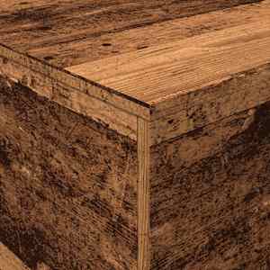 Konferenční stolek s LED osvětlením old wood 90 x 50 x 40 cm - obrázek 10