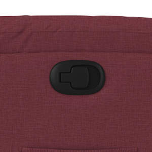 Polohovací křeslo vínové textil - obrázek 9