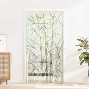 Dveřní závěs proti hmyzu s bambusovým potiskem bambus 100x200cm - obrázek 2