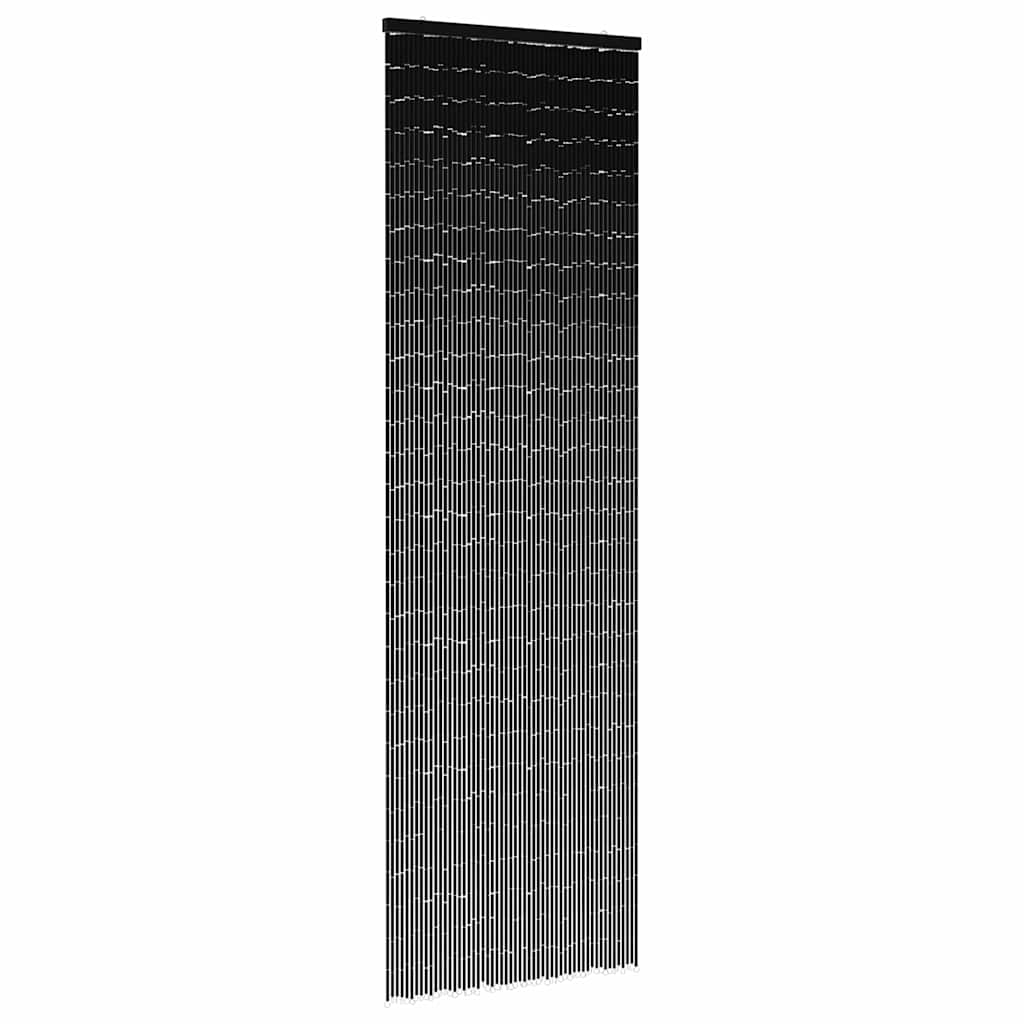 vidaXL Dveřní závěs proti hmyzu pro obytný vůz, tmavě šedá, bambus, 56x185 cm