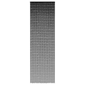 Dveřní závěs proti hmyzu, tmavě šedá, bambus, 56x185 cm - obrázek 3