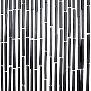 Dveřní závěs proti hmyzu, tmavě šedá, bambus, 100x200 cm - obrázek 6