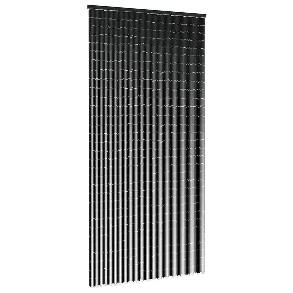 vidaXL Insectengordijn 100x220 cm bamboe donkergrijs grijs, foto 3