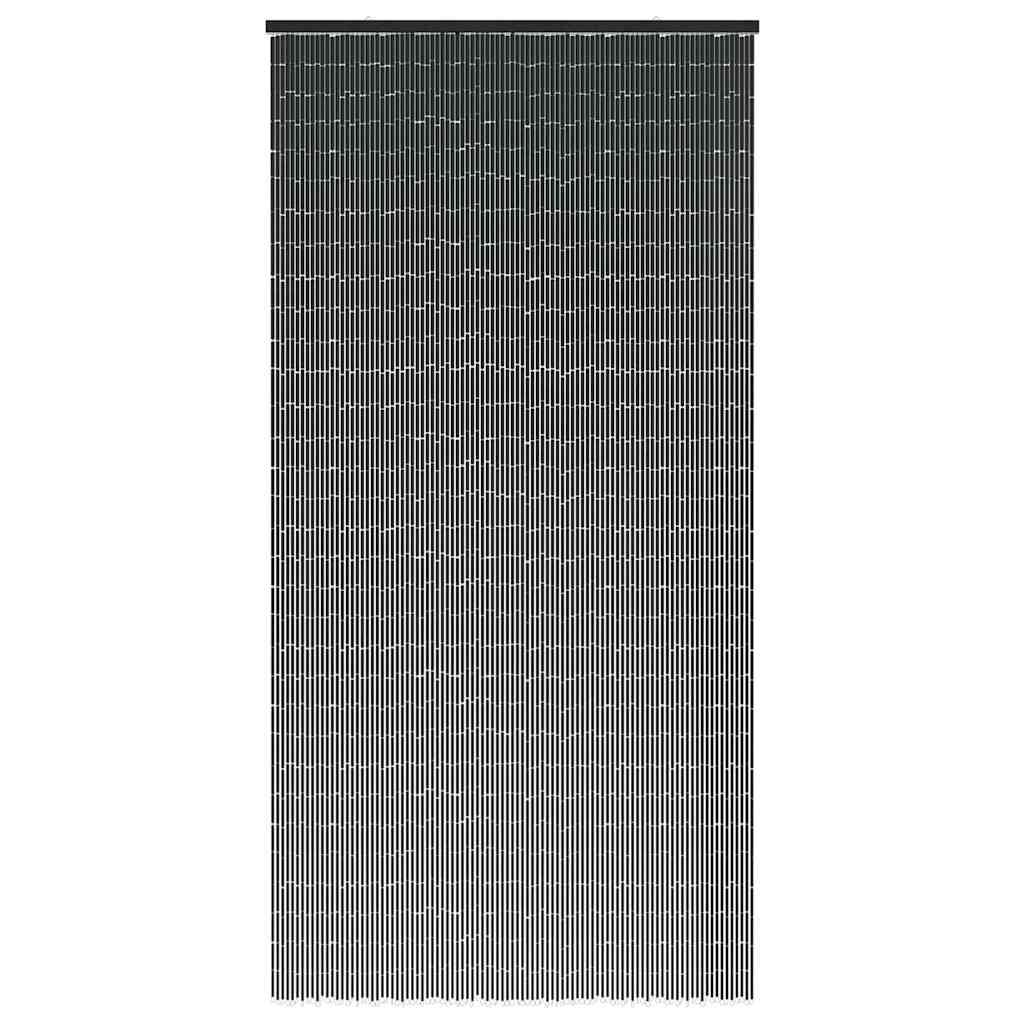 vidaXL Insectengordijn 100x220 cm bamboe donkergrijs grijs, foto 2