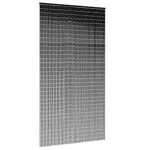 Komarnik za vrata iz temno sivo 120x220 cm bambus