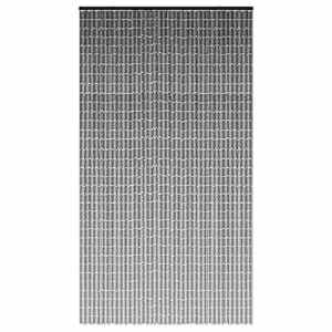 Dveřní závěs proti hmyzu, tmavě šedá, bambus, 120x220 cm - obrázek 3