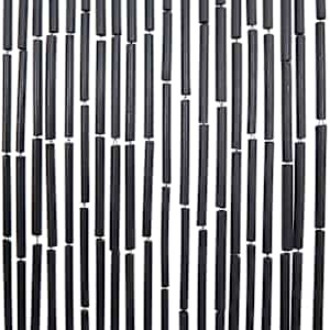 Dveřní závěs proti hmyzu, tmavě šedá, bambus, 120x220 cm - obrázek 6