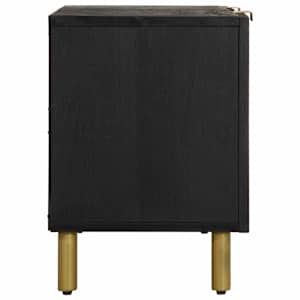 TV skříňka černá 105 x 33 x 46 cm kompozitní dřevo - obrázek 4