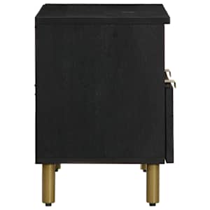 TV skříňka černá 70 x 33 x 46 cm kompozitní dřevo - obrázek 4
