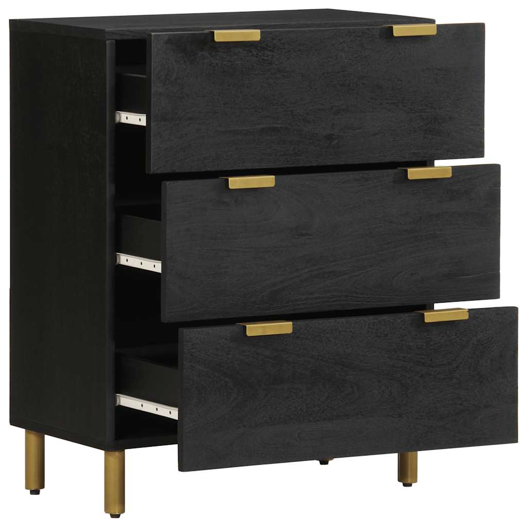 Thumbnail - vidaXL Sideboard Schwarz 60x33x75 cm Holzwerkstoff