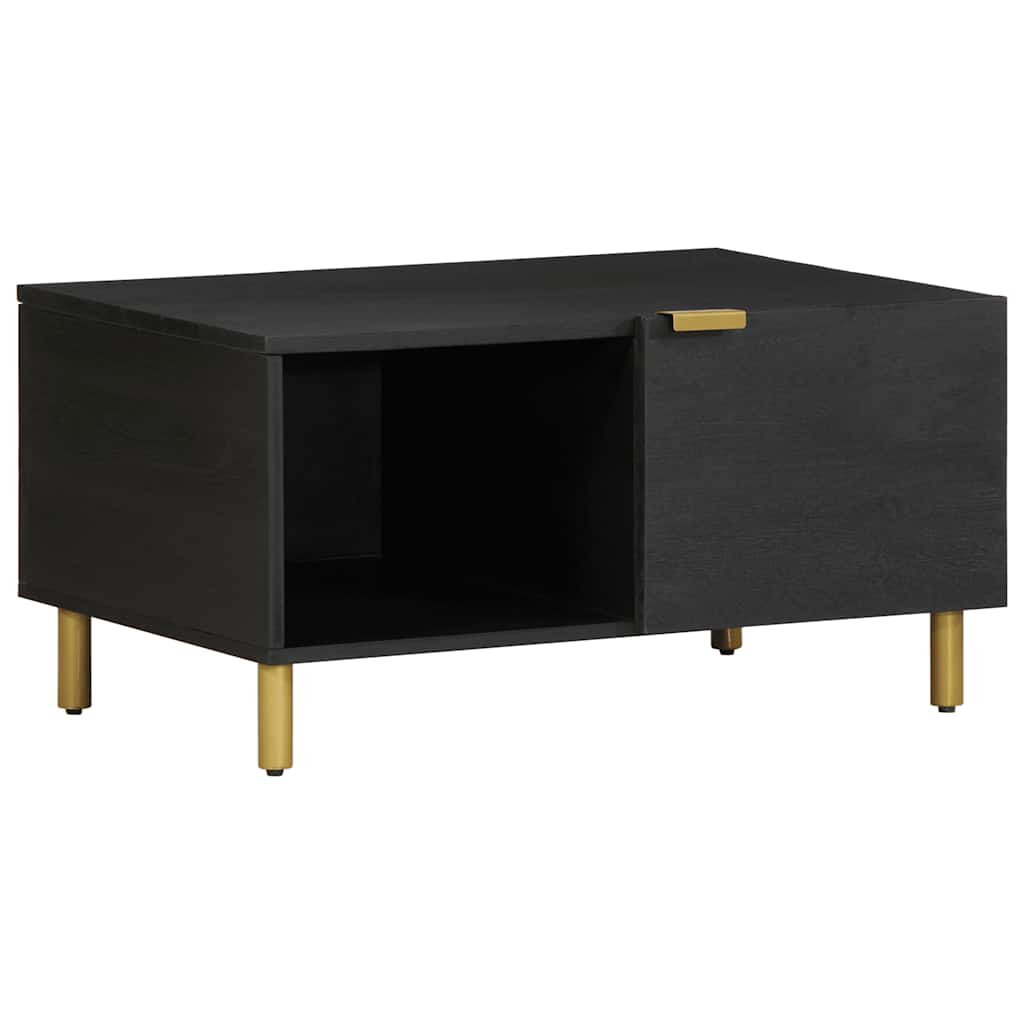 vidaXL Маса за кафе черна 80x50x40 см инженерно дърво