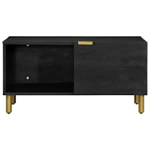 Konferenční stolek černý 80 x 50 x 40 cm kompozitní dřevo - obrázek 3