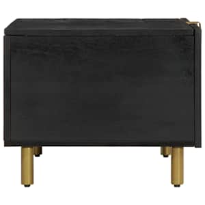 Konferenční stolek černý 80 x 50 x 40 cm kompozitní dřevo - obrázek 4