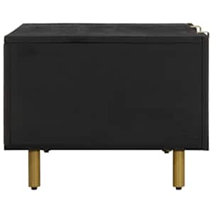 Konferenční stolek černý 100 x 54 x 40 cm kompozitní dřevo - obrázek 4