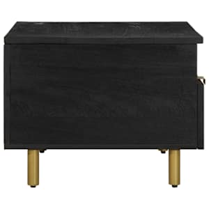 Konferenční stolek černý 80 x 54 x 40 cm kompozitní dřevo - obrázek 4