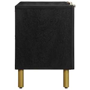 TV skříňka černá 105 x 33 x 46 cm kompozitní dřevo - obrázek 4