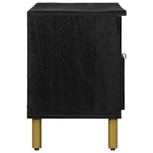 TV skříňka černá 100 x 33 x 46 cm kompozitní dřevo - obrázek 4