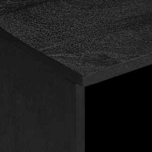 TV skříňka černá 100 x 33 x 46 cm kompozitní dřevo - obrázek 6