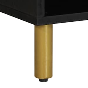 TV skříňka černá 80 x 33 x 46 cm kompozitní dřevo - obrázek 9