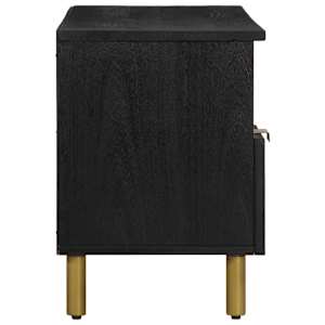 TV skříňka černá 100 x 33 x 46 cm kompozitní dřevo - obrázek 4