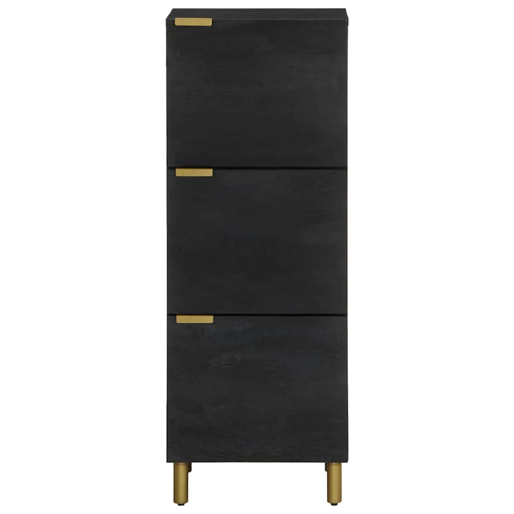 Thumbnail - vidaXL Highboard Schwarz 40x33x110 cm Holzwerkstoff