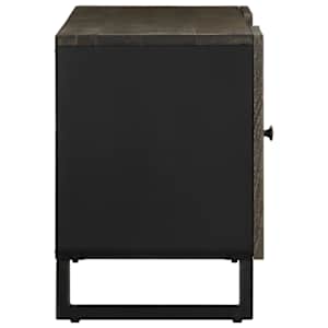 TV skříňka černá 105x33x46 cm masivní mangovníkové dřevo - obrázek 4