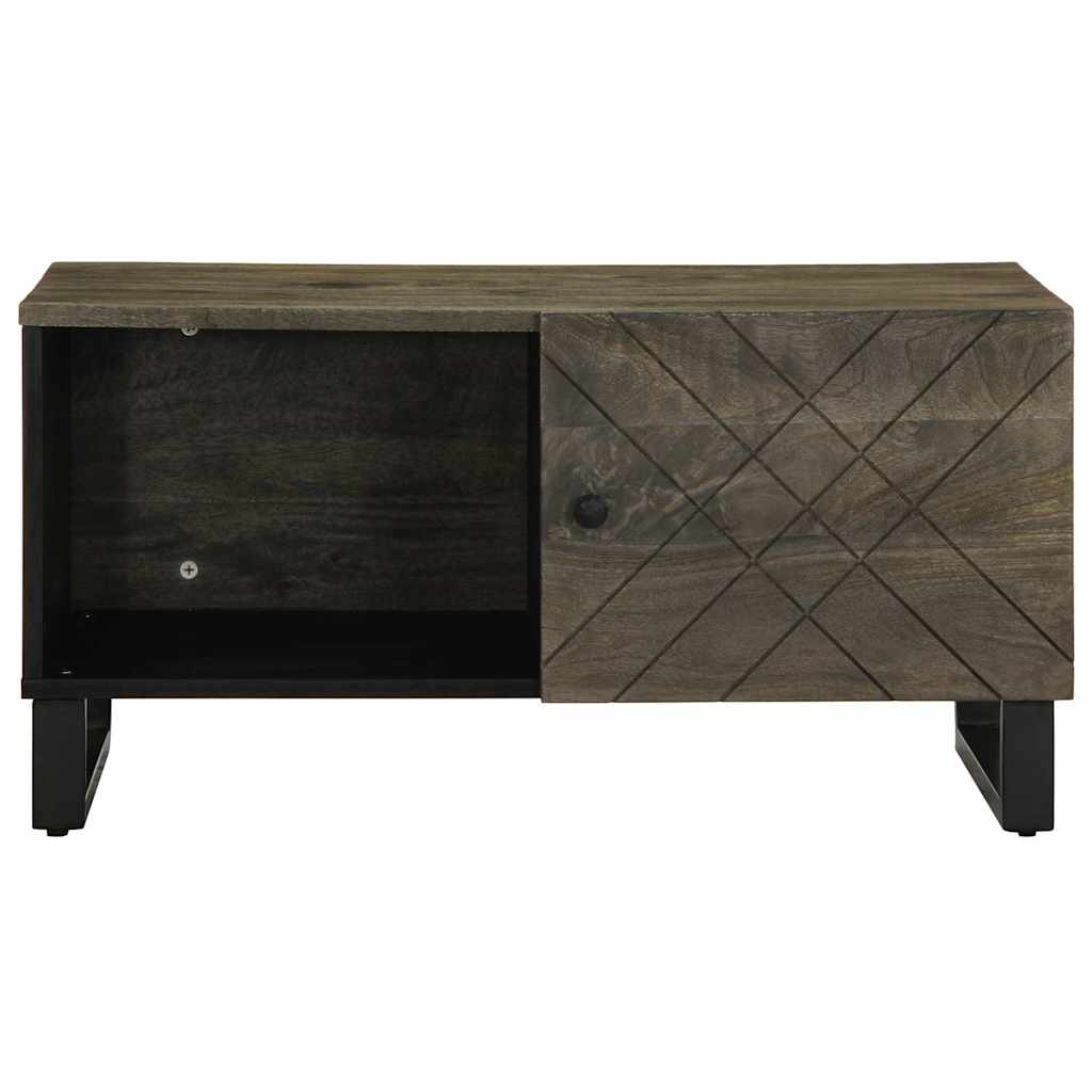 Thumbnail - vidaXL Couchtisch Schwarz 80x50x40 cm Massivholz Mango