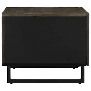 Konferenční stolek černý 80x50x40 cm masivní mangovníkové dřevo - obrázek 4