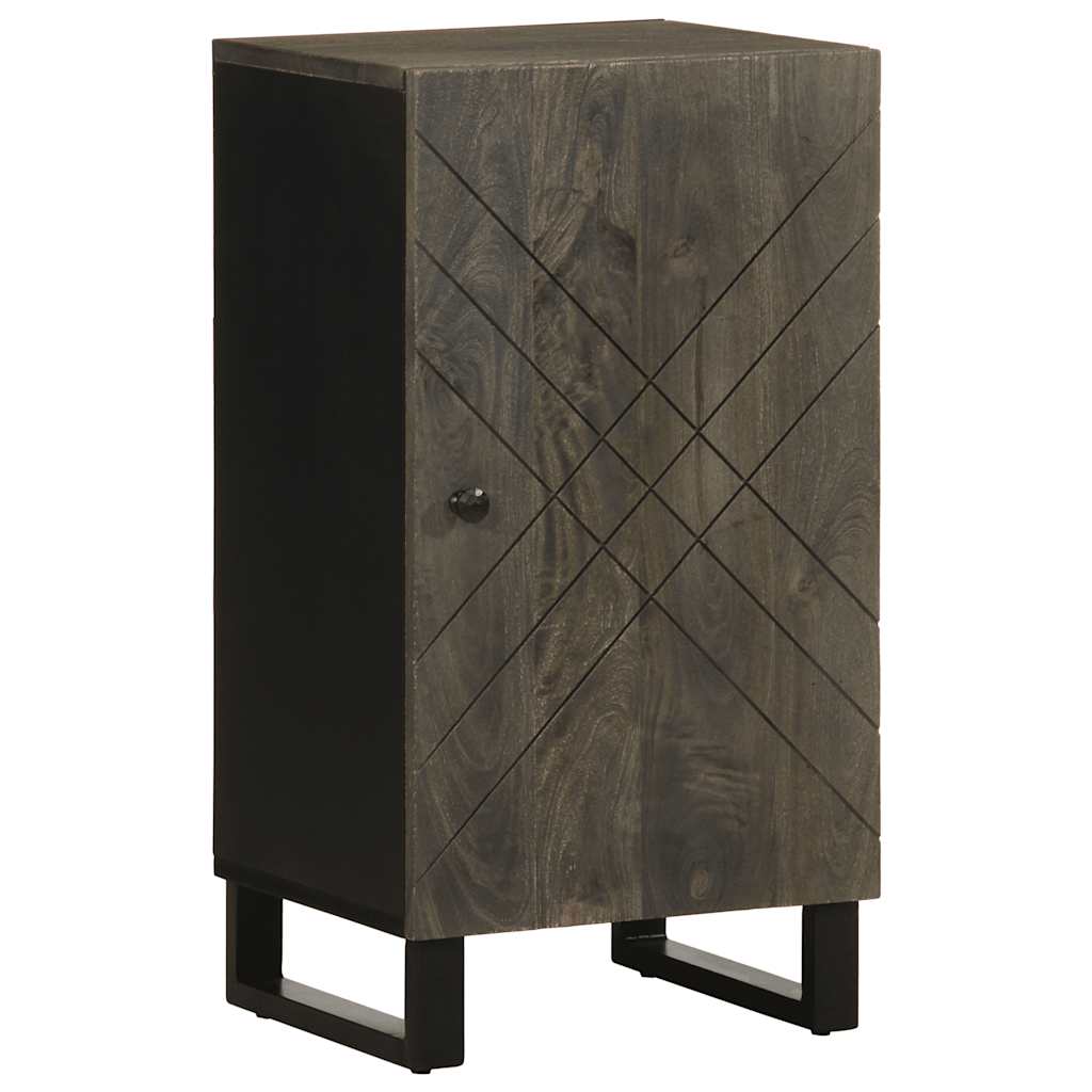 vidaXL Sideboard Schwarz 40x33x75 cm Massivholz Mango