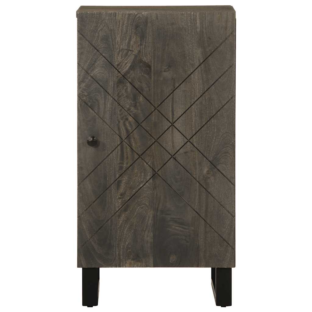 Thumbnail - vidaXL Sideboard Schwarz 40x33x75 cm Massivholz Mango