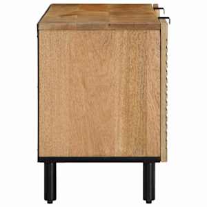 TV skříňka hnědý 105x33x46 cm masivní mangovníkové dřevo - obrázek 5