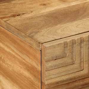 Konferenční stolek hnědá 100x54x40cm masivní mangovníkové dřevo - obrázek 6