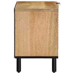 TV skříňka hnědá 80x31,5x46 cm masivní mangovníkové dřevo - obrázek 4