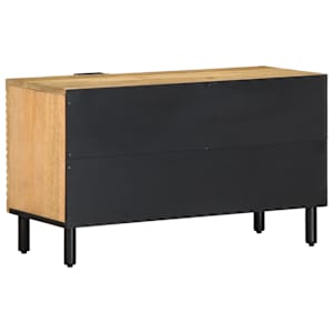 TV skříňka hnědá 80x31,5x46 cm masivní mangovníkové dřevo - obrázek 5