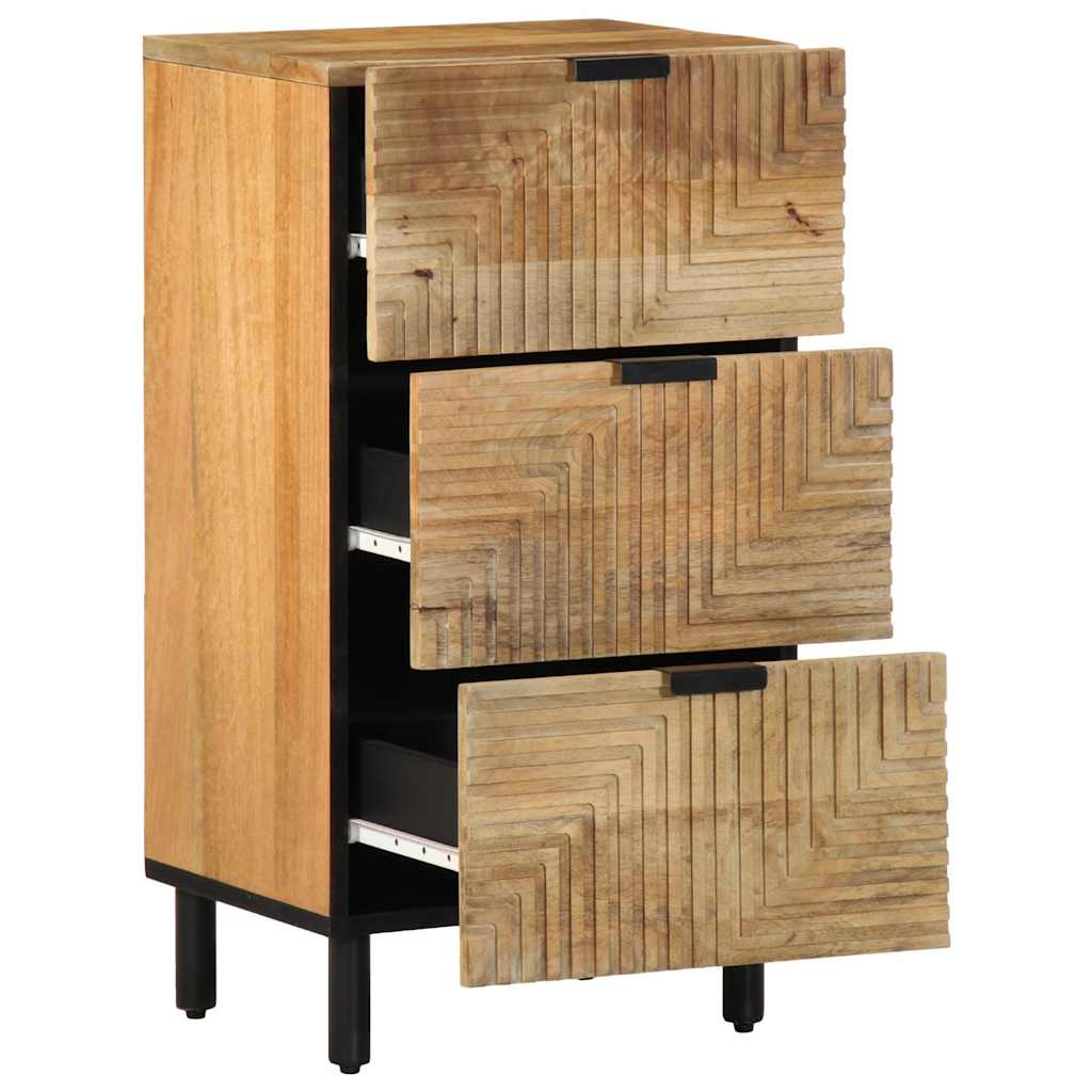 vidaXL - Dressoir - 40x33x75 - cm - massief - mangohout - bruin