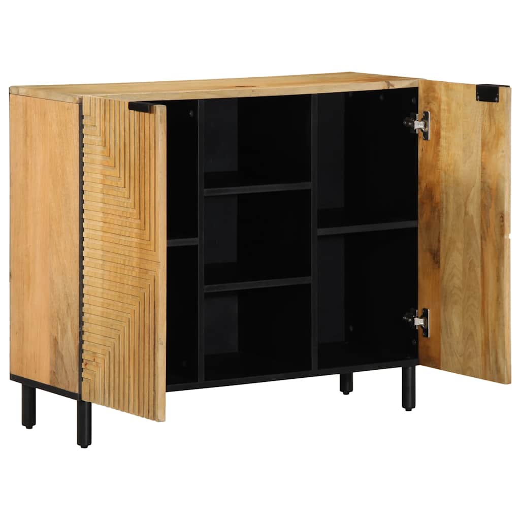 Thumbnail - vidaXL Sideboard Braun 90x33x75 cm Massivholz Mango