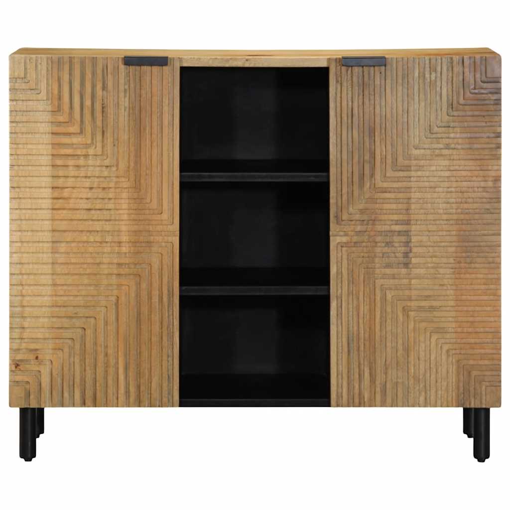Thumbnail - vidaXL Sideboard Braun 90x33x75 cm Massivholz Mango