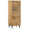 vidaXL Highboard Pruun 40x33x110 cm T&auml;ispuidust Mango