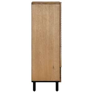 Skříň highboard hnědý 60x33x100 cm masivní mangovníkové dřevo - obrázek 4