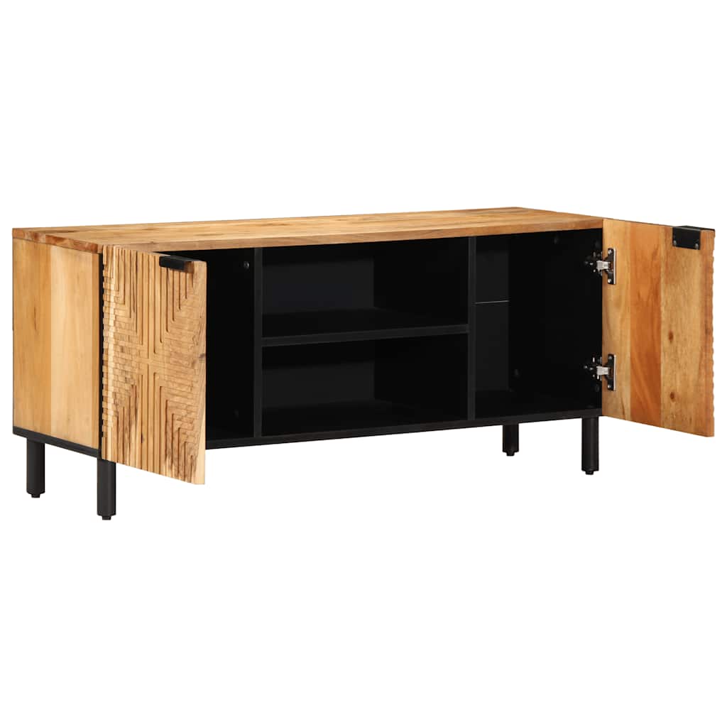 vidaXL tömör akácfa TV-szekrény 105 x 33 x 46 cm