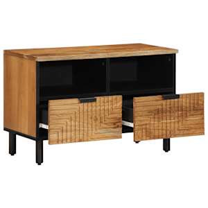 TV stolek 70 x 33 x 46 cm masivní akácie - obrázek 2